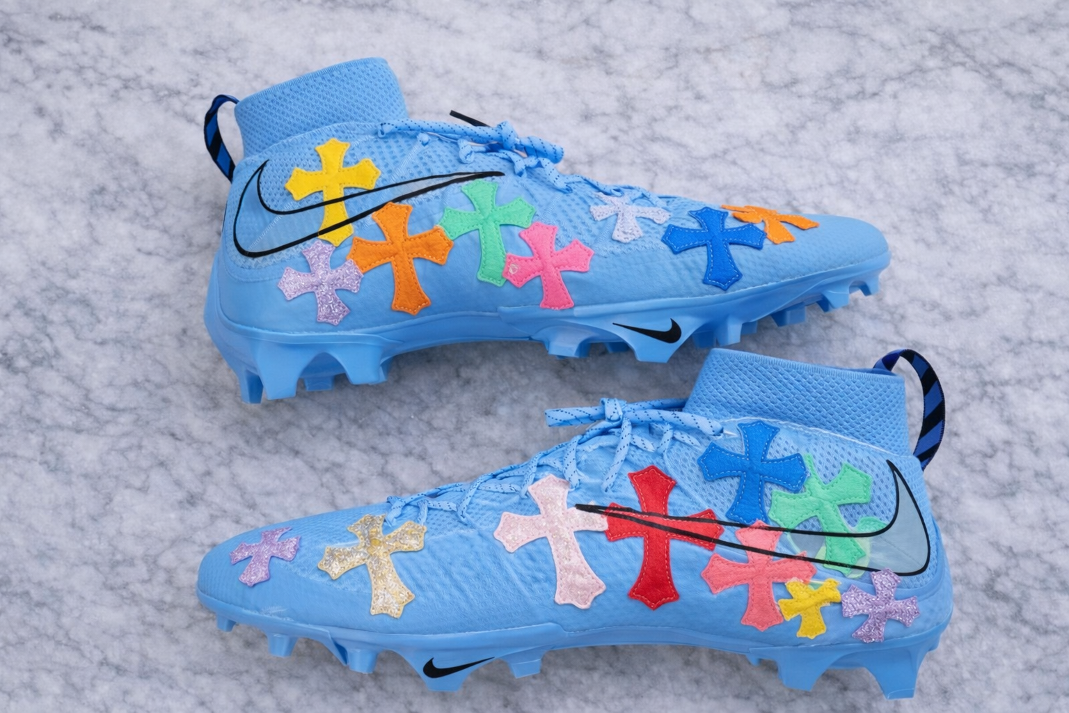 AA Chrome Heart X Nike Untouchable Pro Cleats