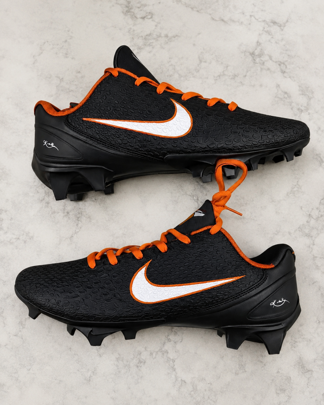 AA Orange Kobe 6 Protro Cleats